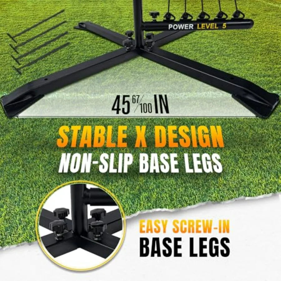Baseball Practice Hitting Trainer With Elastic Bowstrings Portable