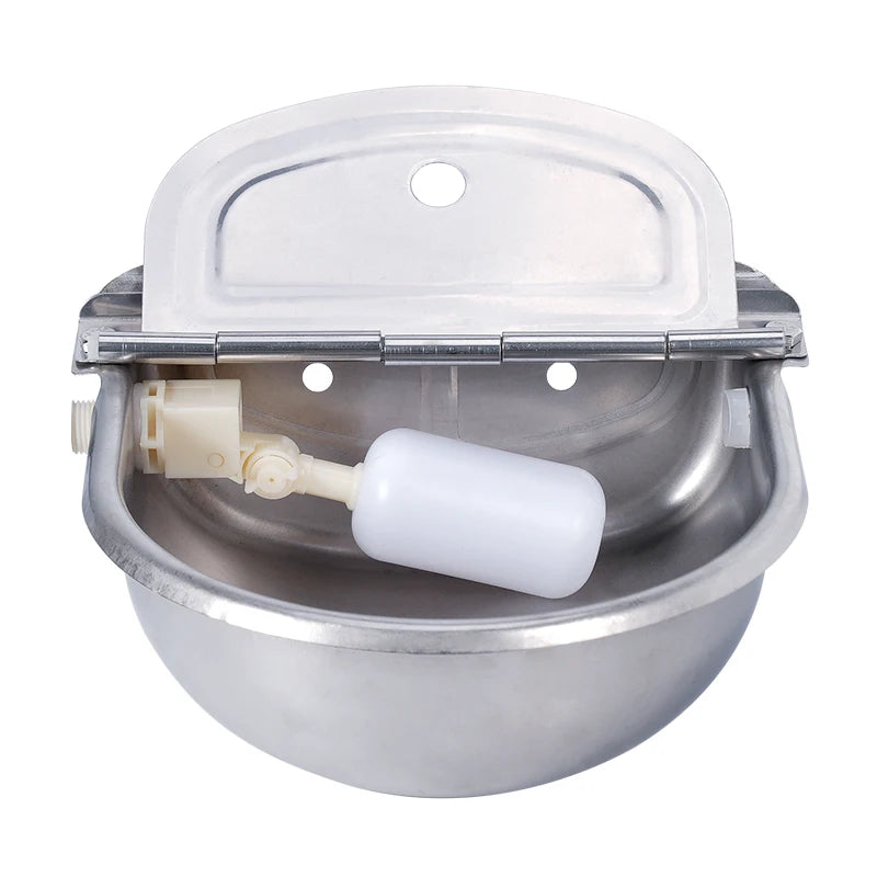 Jiecare Stainless Steel Automatic Drinking Bowl For Pets And Livestock