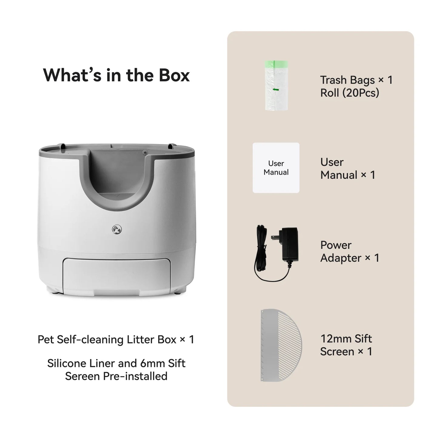 Furoomate Automatic Self Cleaning Cat Litter Box 11L High Capacity
