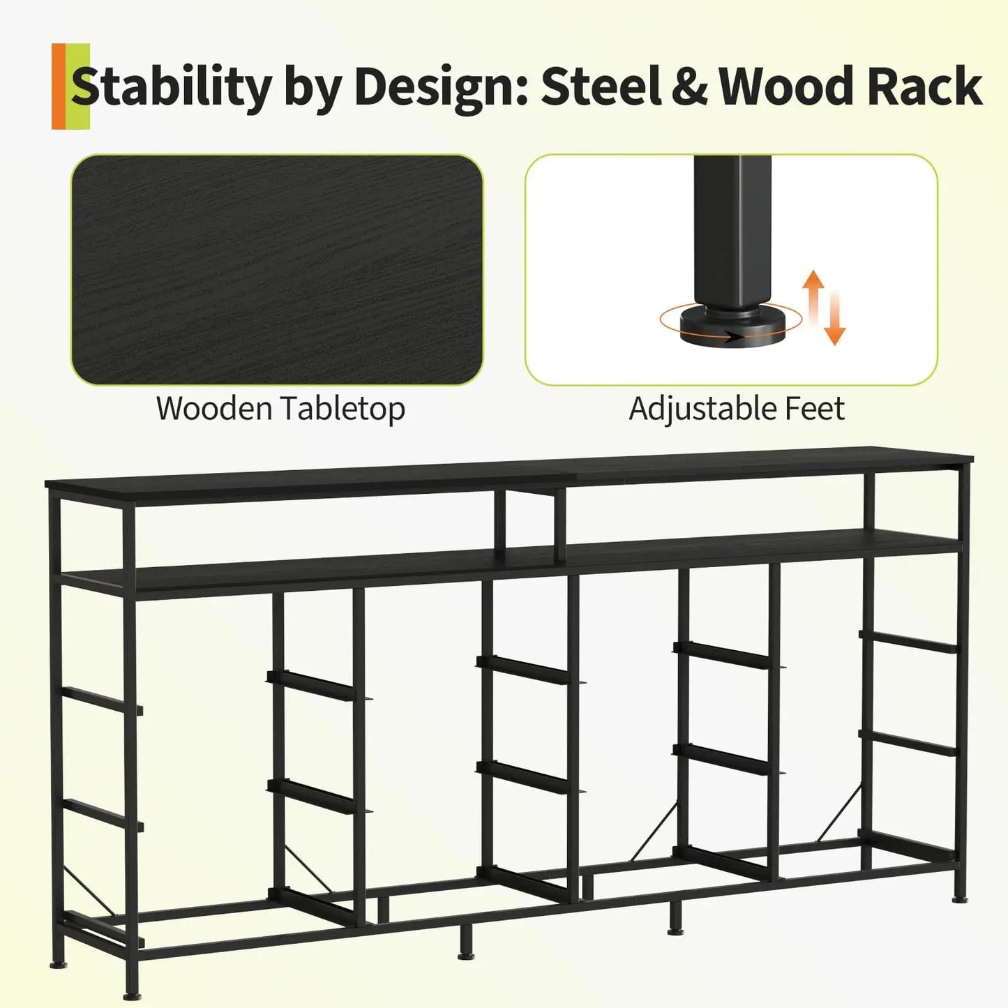 HiMISS 12 Drawer Dresser With Open Shelf Steel Frame