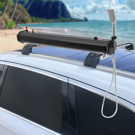 Portable Camping Shower Water Tank Roof Rack Mount