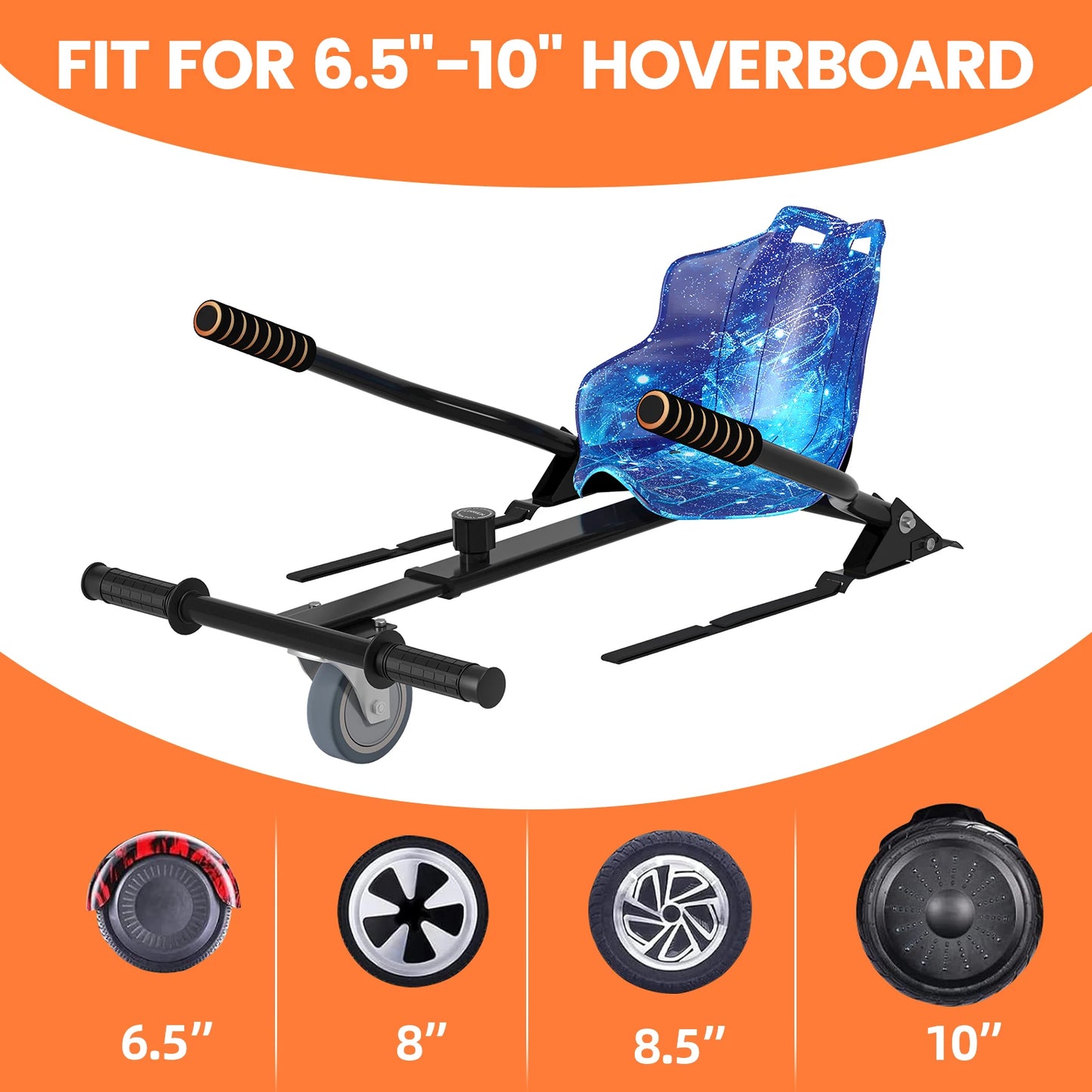 Adjustable Self Balancing Scooter With Led Lights And Bluetooth