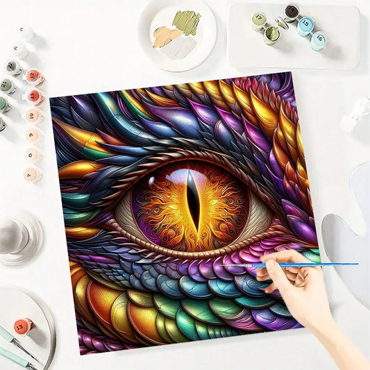 Eye Picture  Paint By Numbers For Adult Diy Art Craft Kit HandPainted On Canvas Valentines Gift Home Decor