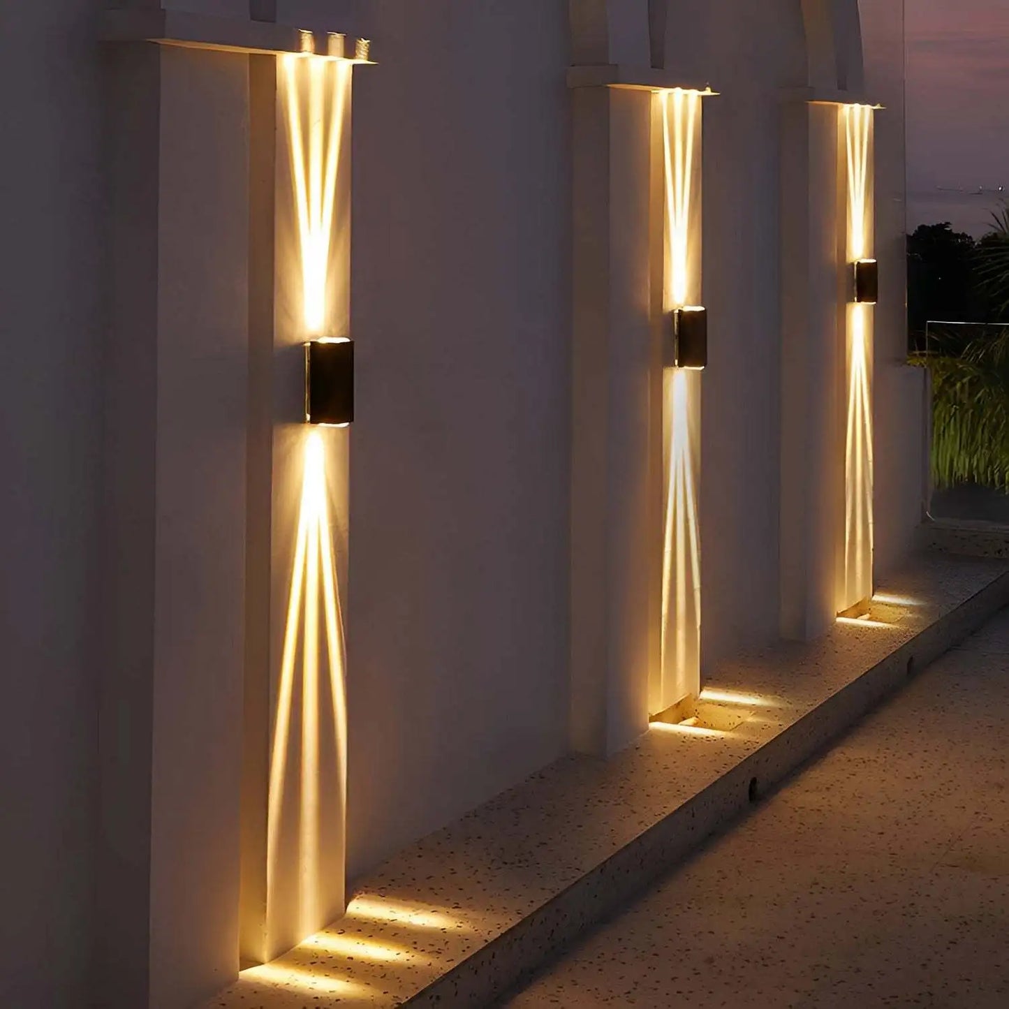 LED Up And Down Wall Lamp Aluminum Sconce 10W 3000K