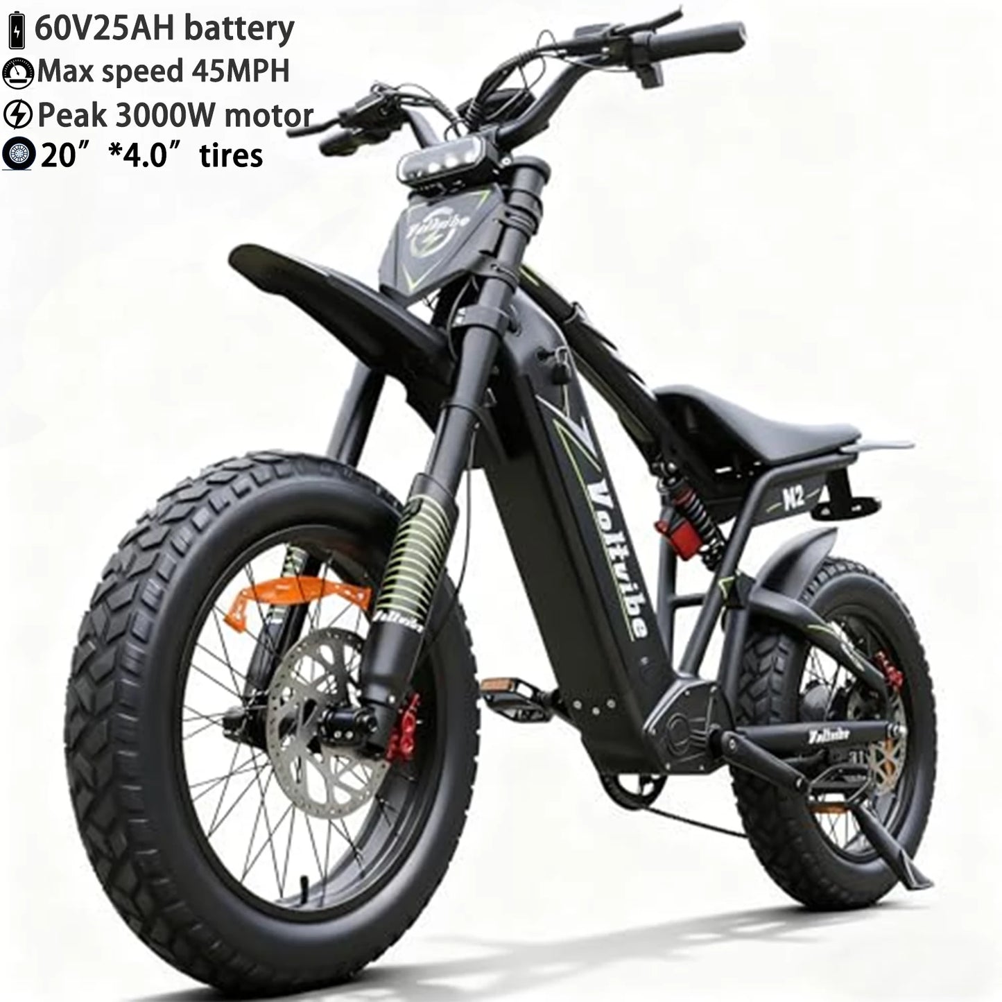 Baolujie Moto Electric Bicycle 1500 3000 5000W Peak