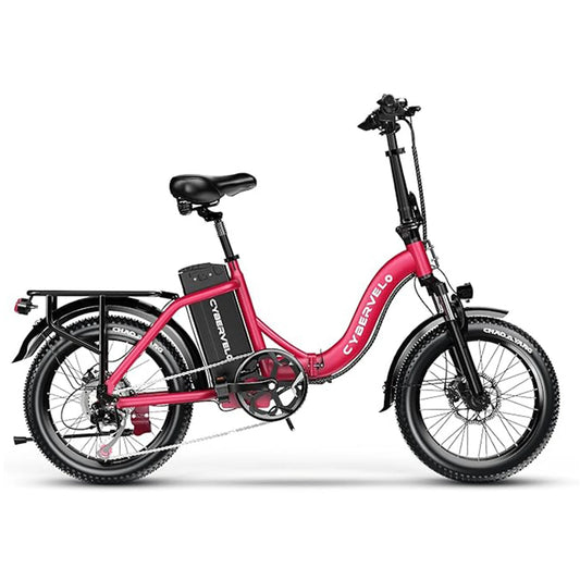 MARS700 Long Range Fat Tire Folding Electric Bike 1000W 30MPH