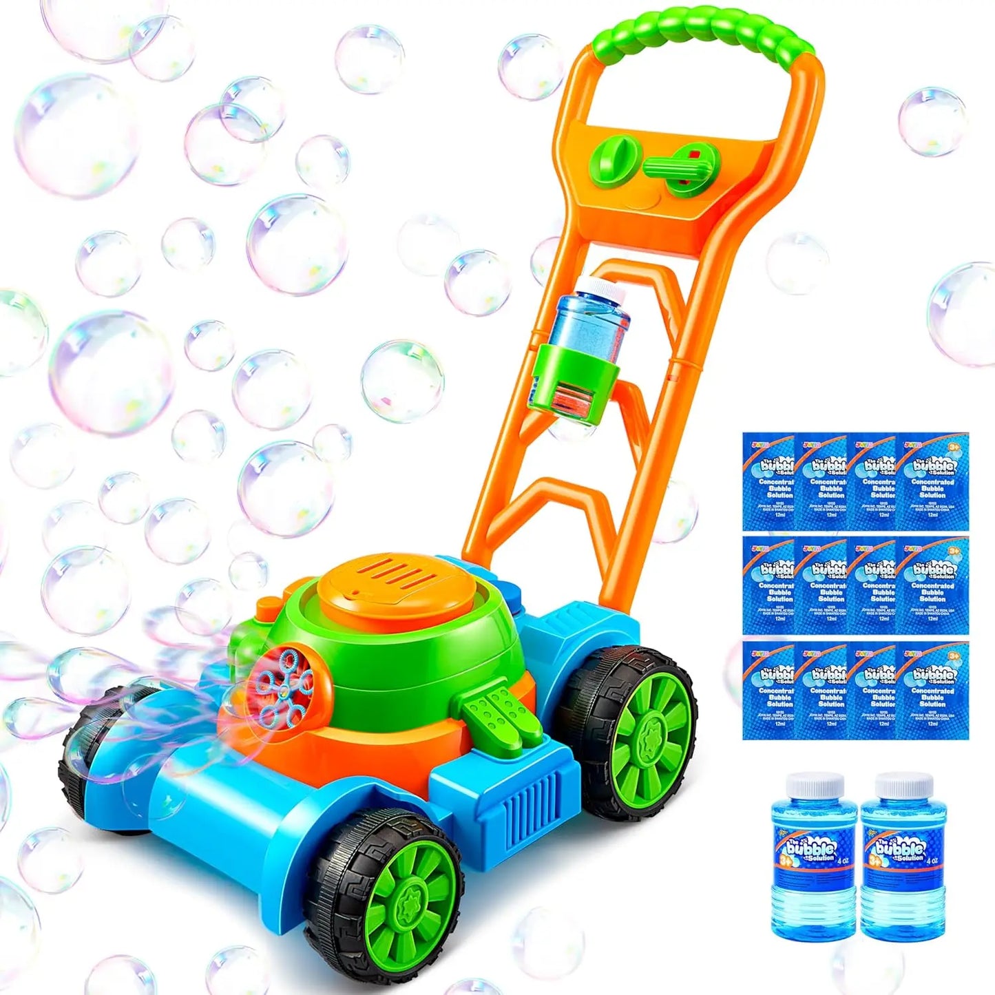 Joyfy Bubble Lawn Mower Bubble Machine For Kids