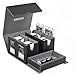 Commander Deck Box for MTG, Trading Card Storage Box Fits 400+ Double-Sleeved Cards, 5-IN-1 Multi-purpose Removable Deck Case with Dice Tray, Display Window for TCG/Sports Card