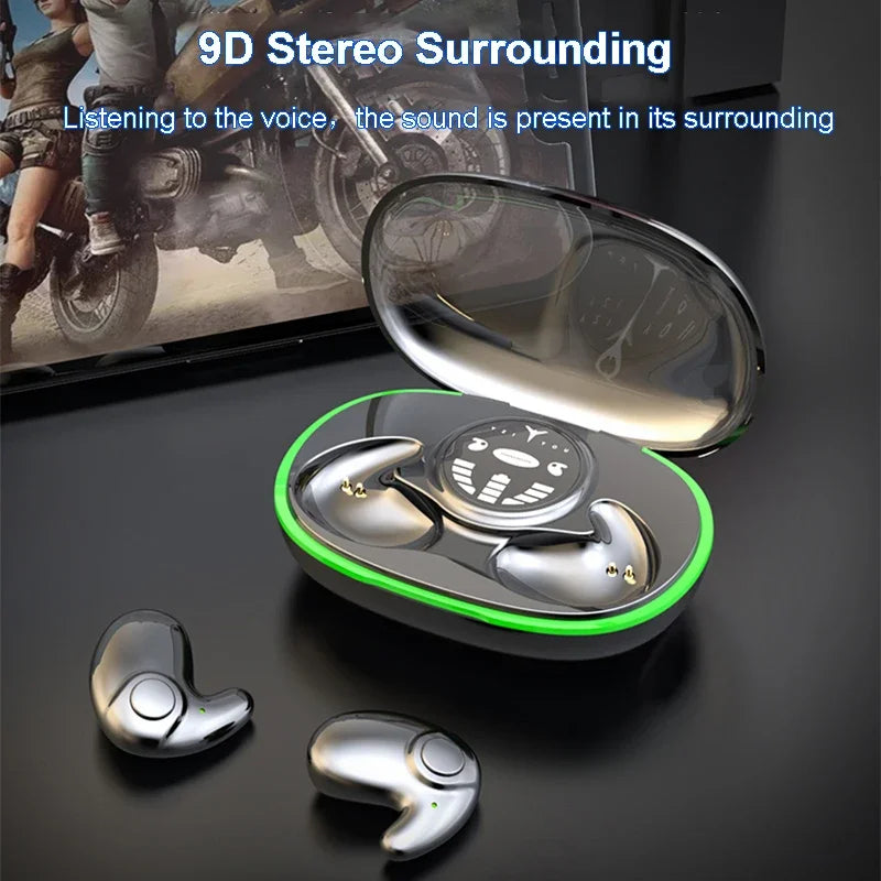 SHUKE Invisible Sleep Earphones Wireless Bluetooth 5.3 Headphones