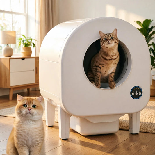 HiMISS WiFi-Enabled Self-Cleaning Litter Box With Infrared Sensors