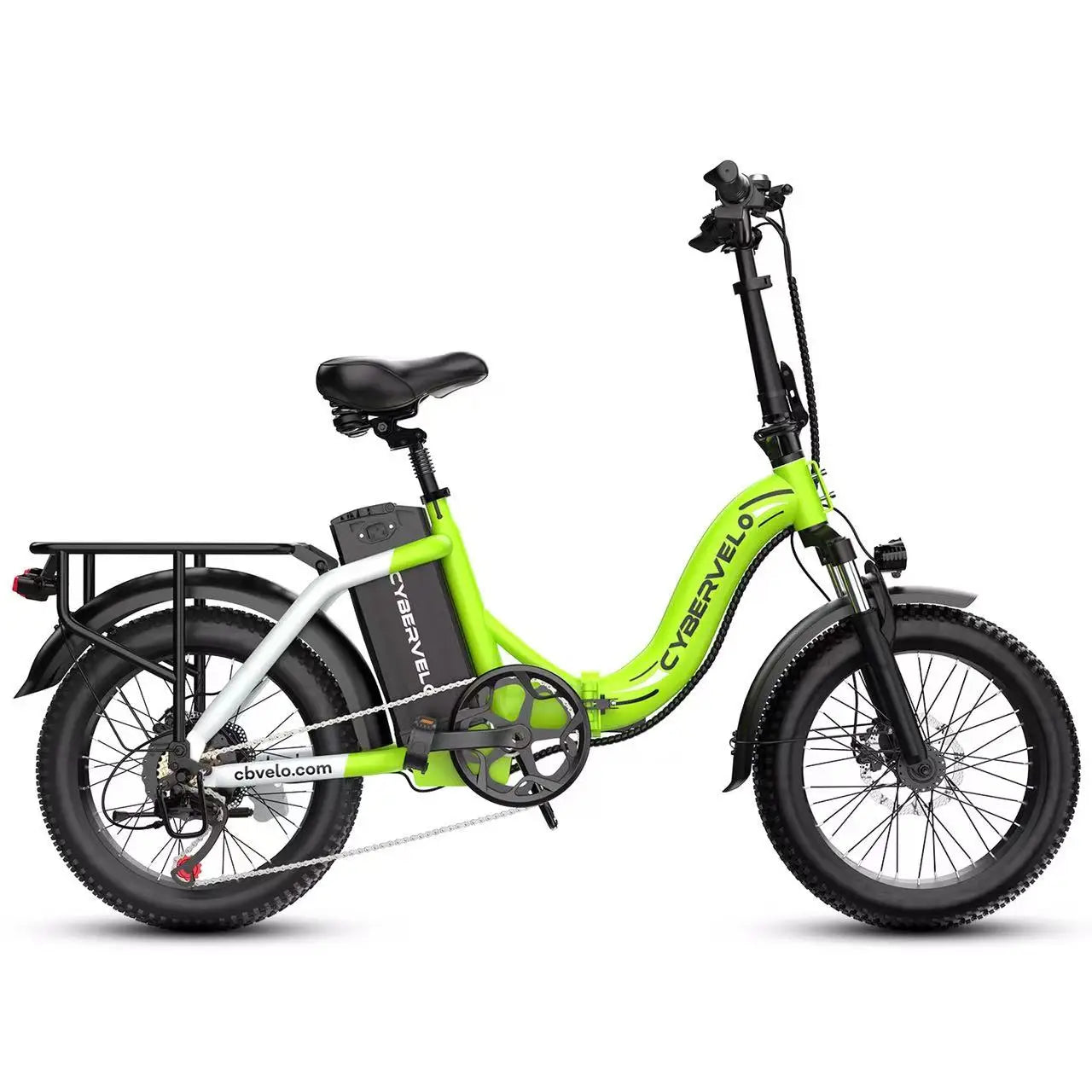 MARS700 Long Range Fat Tire Folding Electric Bike 1000W 30MPH