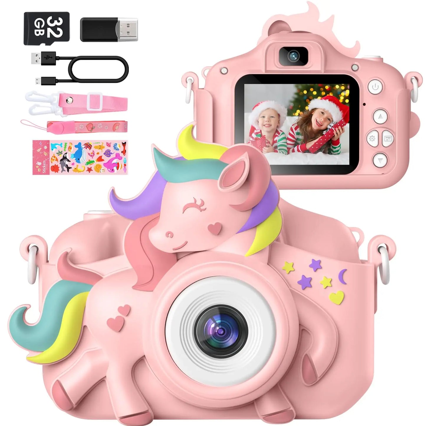 Diamookycn Kids Mini Camera 20MP 1080P HD Digital Cam
