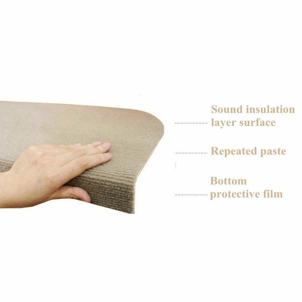 Bymaocar Carpet Stair Treads 13 Piece Non Slip Mat Set