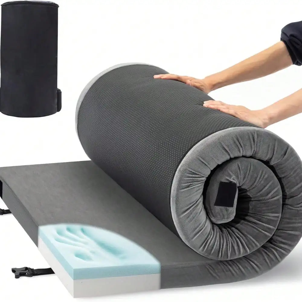 Waterproof Memory Foam Camping Sleeping Pad With Carry Bag