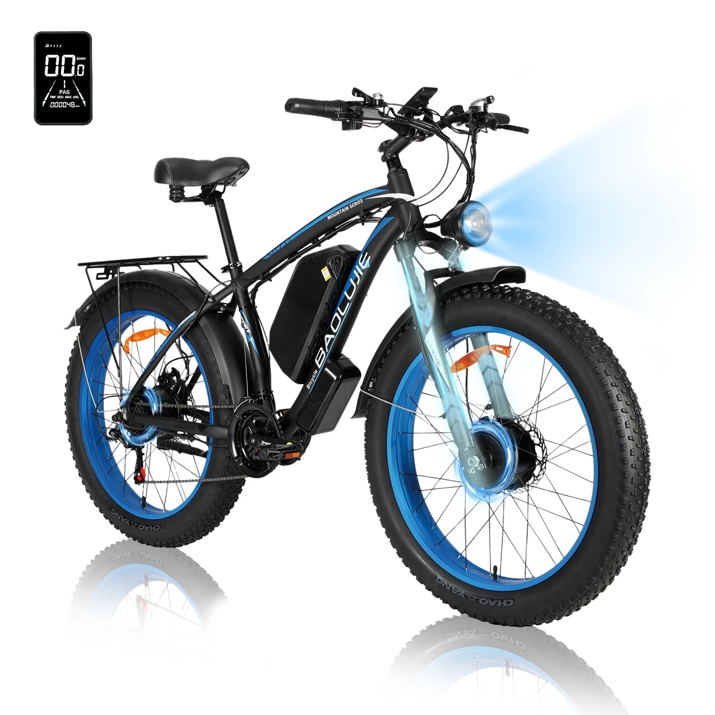 Baolujie DM01 60V 30Ah Electric Bike 42 MPH EBike