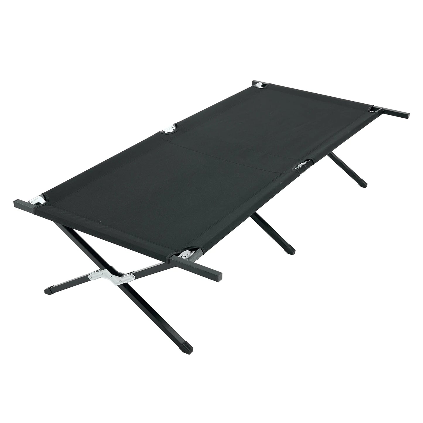 JHK Portable Folding Camping Cot With Sturdy Steel Frame