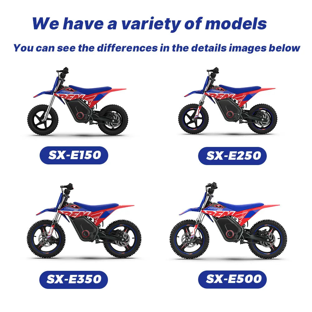 RFN Warrior Kids Electric Dirt Bike Off Road Motorcycle For Outdoor Riding