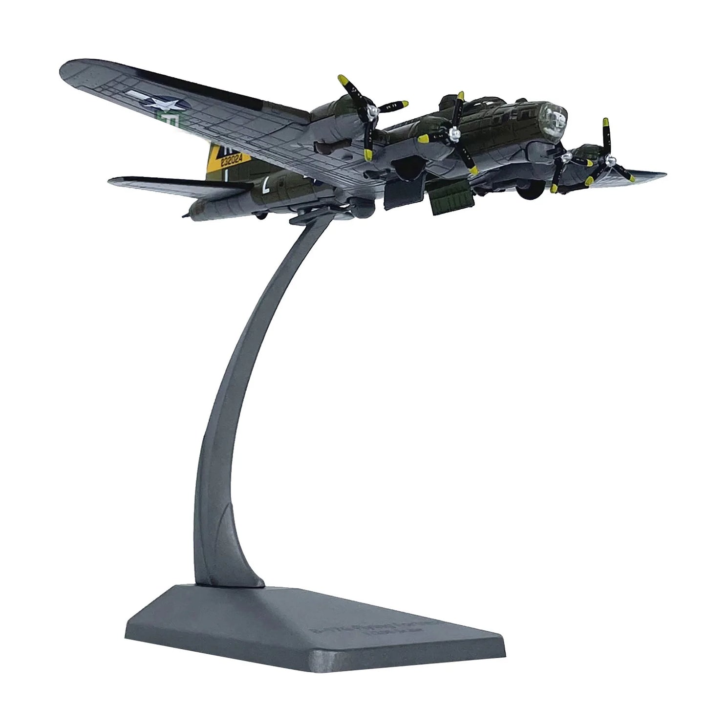 B 17G Bomber Diecast Model 1 200 Scale Display Stand