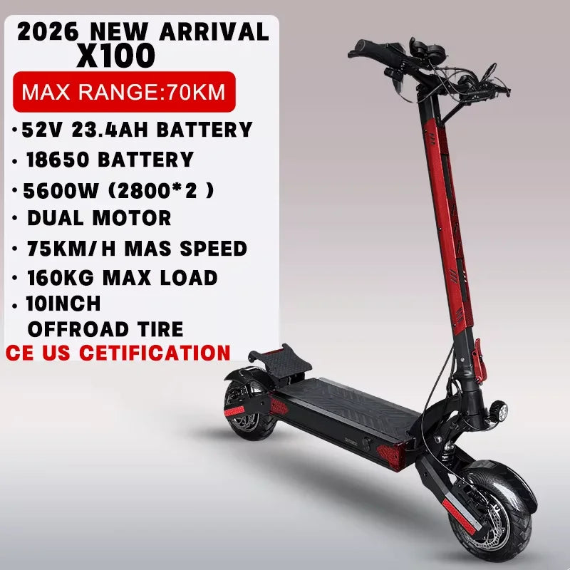 Jueshuai Outdoor Off Road Electric Scooter 48V 72V 1000W 6000W