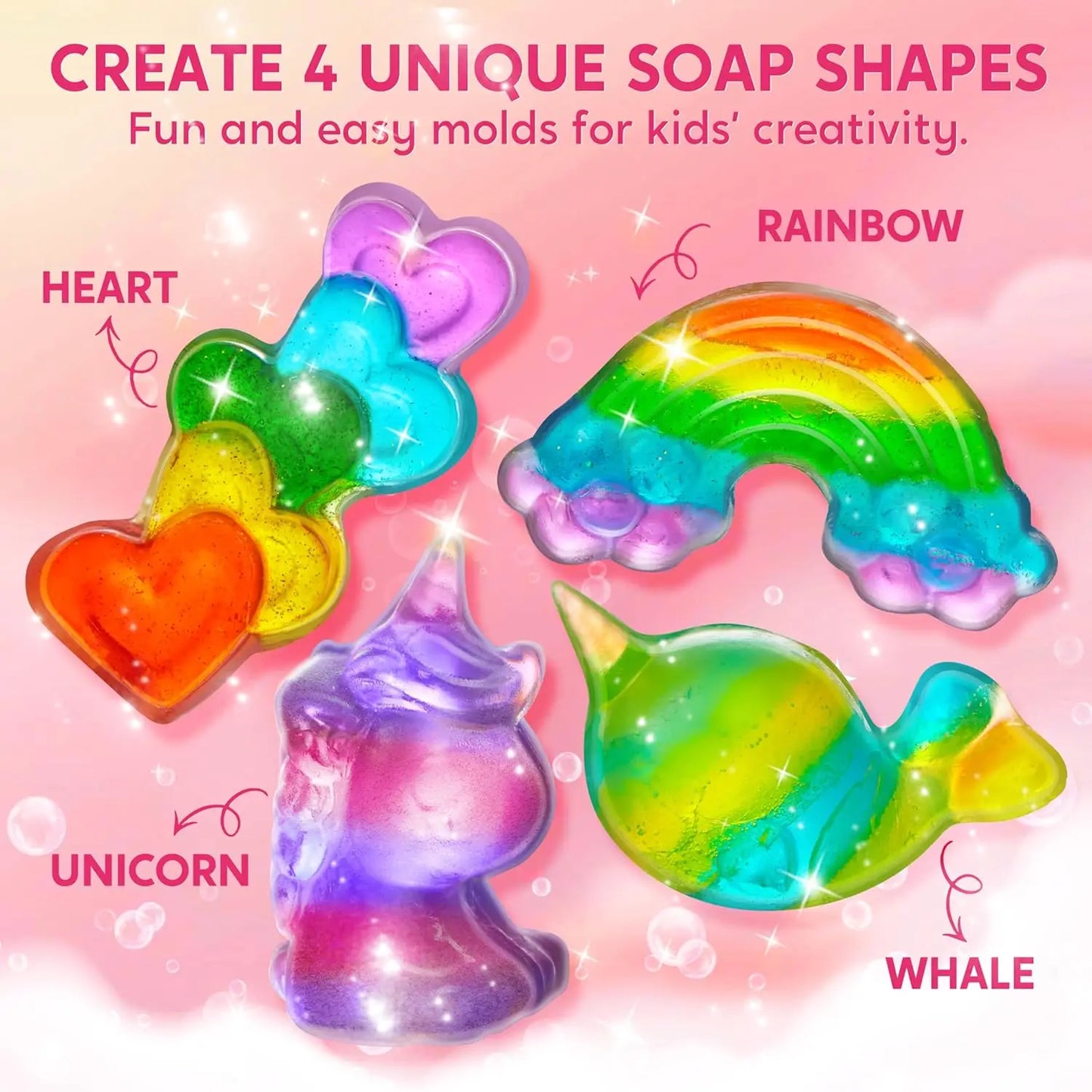 Joyfy Unicorn Soap Making Kit DIY for Kids and Teens