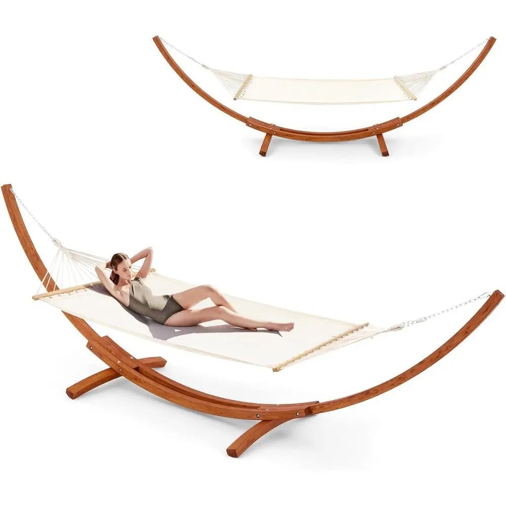 Heavy Duty Two Person Hammock Stand for Outdoor Relaxation