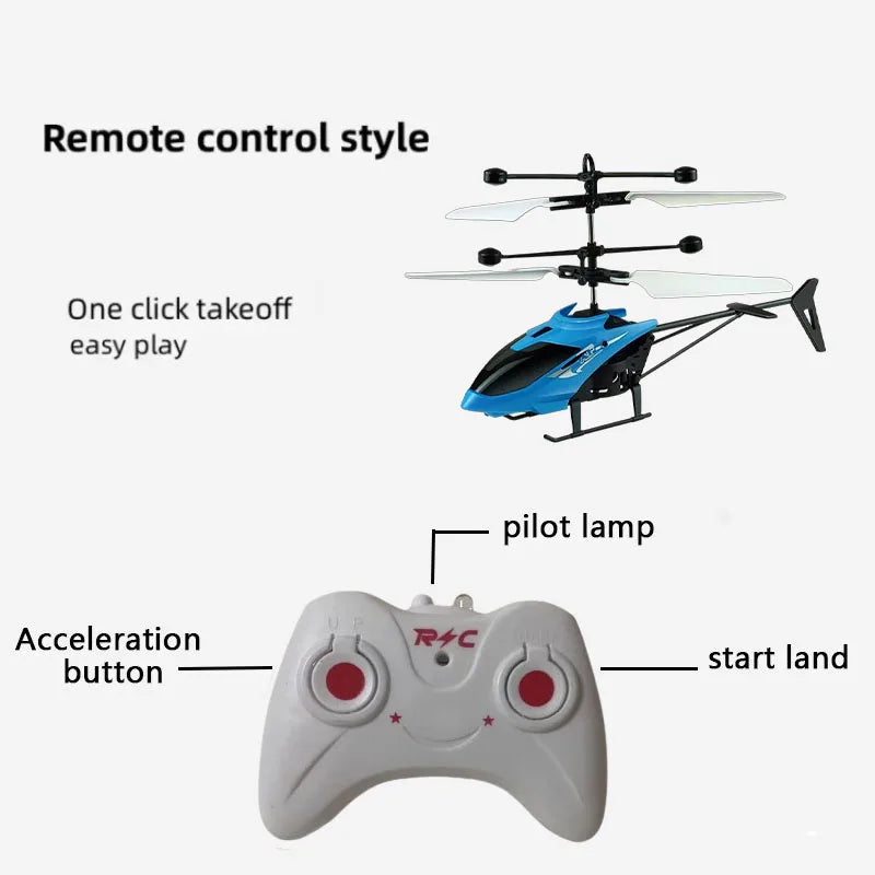 Rechargeable Mini RC Drone With Safe Fall Resistant Design