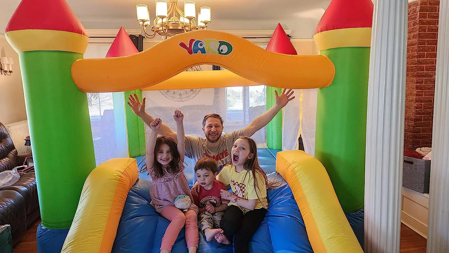 NONEDesign Yard Inflatable Bounce House With Slide For Kids