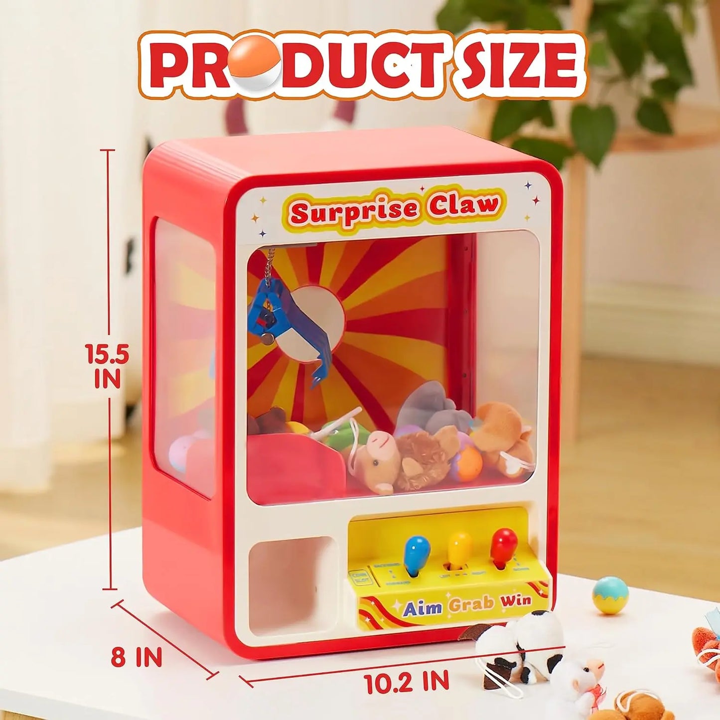 Joyfy Claw Machine Arcade Toy Vending Machine for Kids