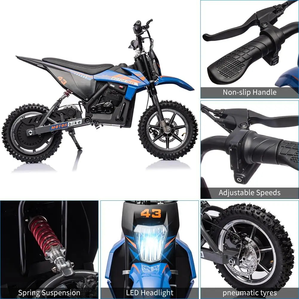 HiMISS 36V Electric Dirt Bike For Kids Ride On Toy