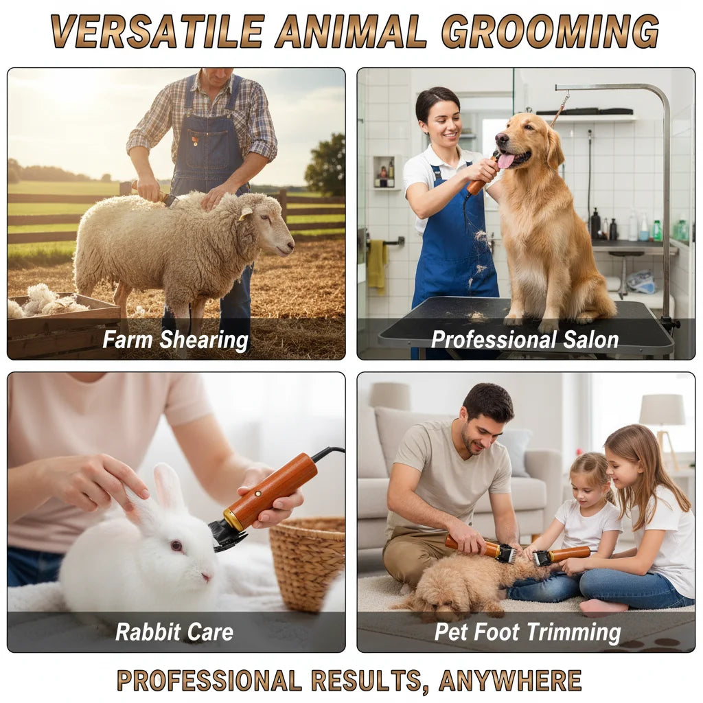 Bymaocar 55W Electric Pet Clipper Corded For Dogs Sheep Goats
