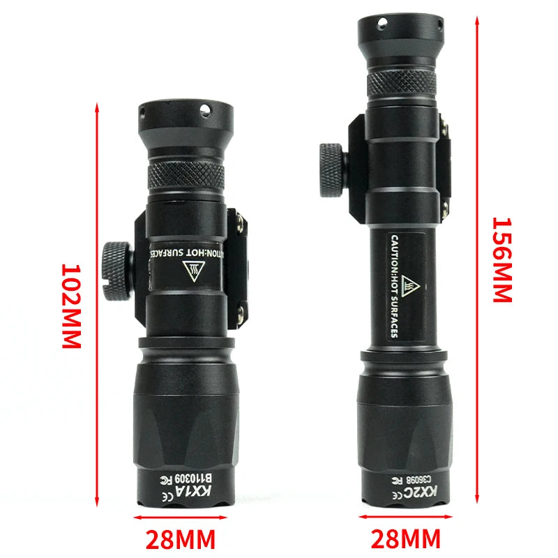 Ar15 Metal Tactical Scout M300c And M600c Led Flashlight