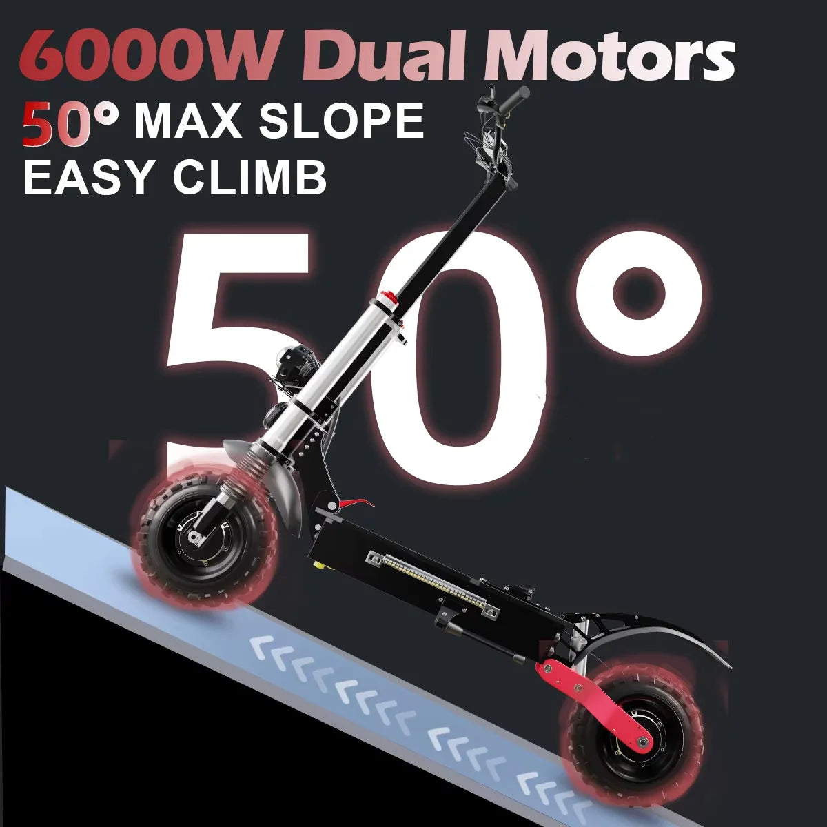 Jueshuai Outdoor Off Road Electric Scooter 48V 72V 1000W 6000W